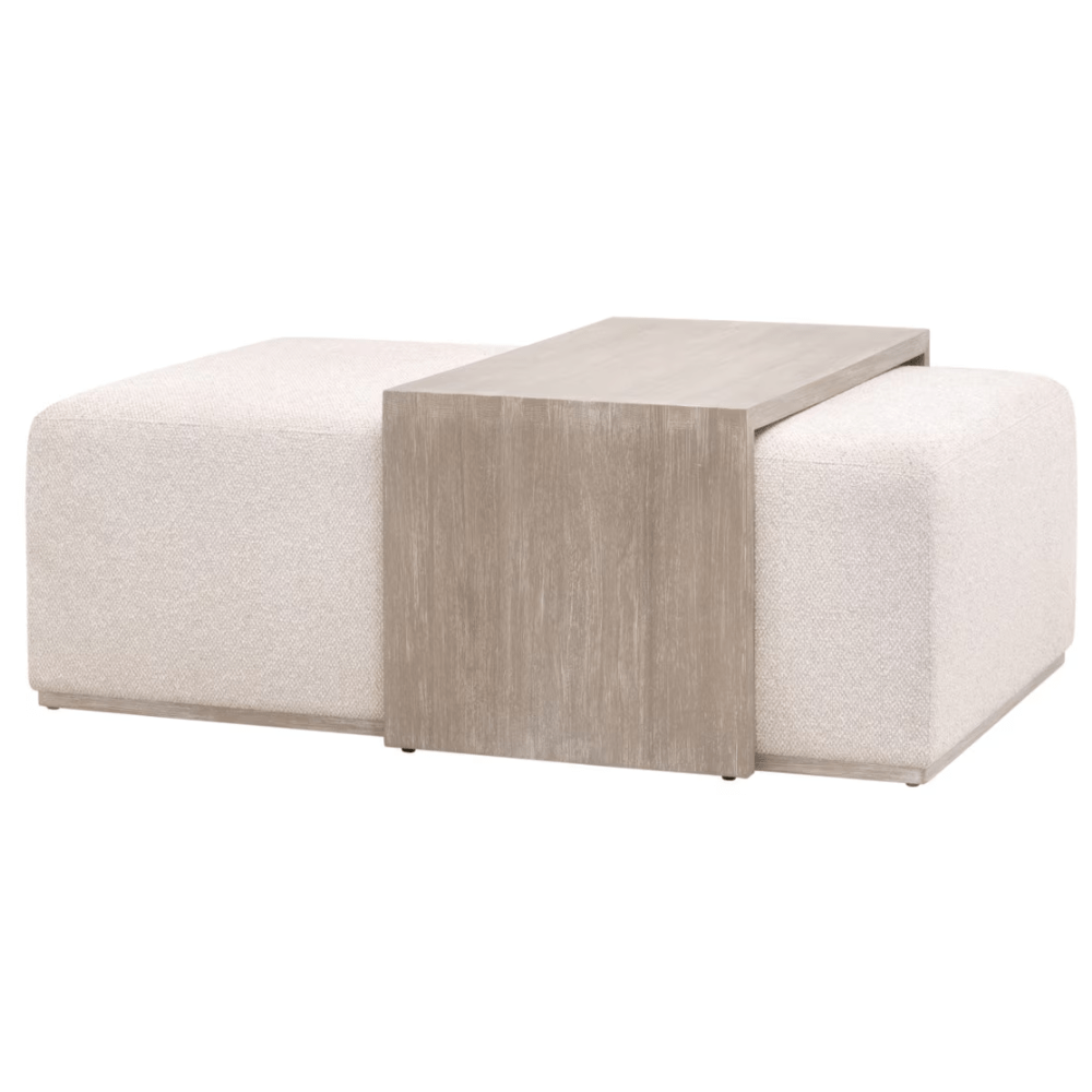 Dovetail Upholstered Coffee Table Coffee Table