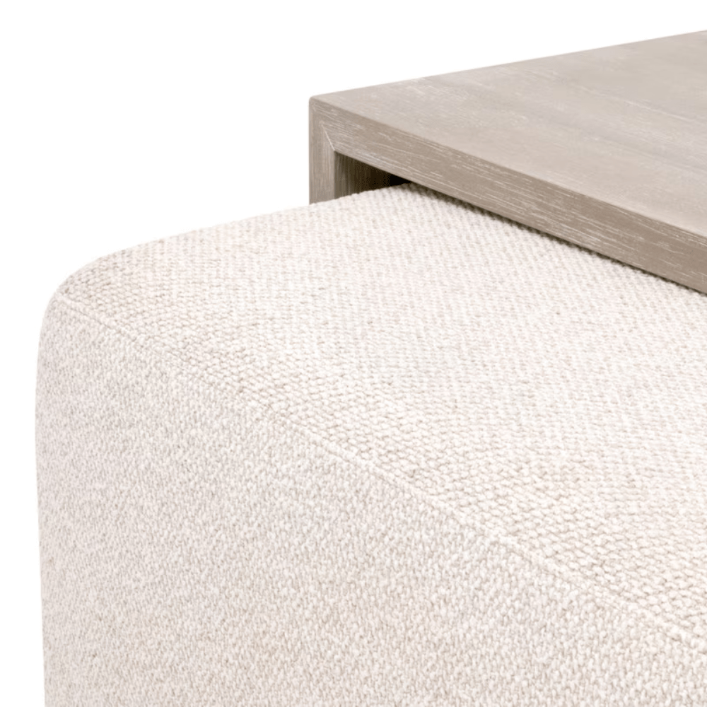 Dovetail Upholstered Coffee Table Coffee Table