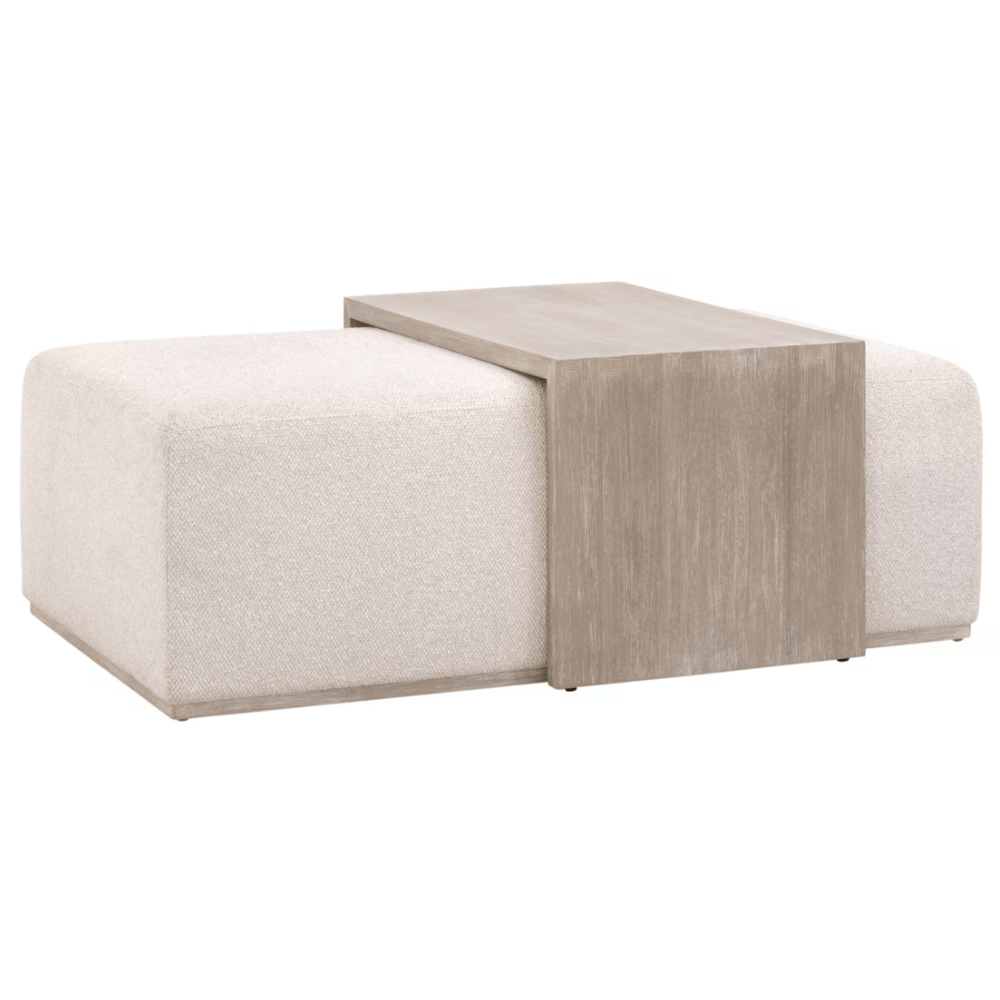 Dovetail Upholstered Coffee Table Coffee Table