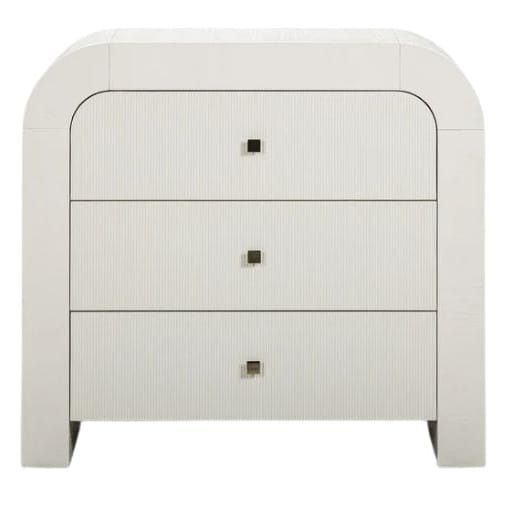Drew Arched 3-Drawer Nightstands + Bedside Tables TOV-B54935 793580651655