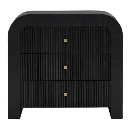 Drew Arched 3-Drawer Nightstands + Bedside Tables TOV-B54936 793580651662