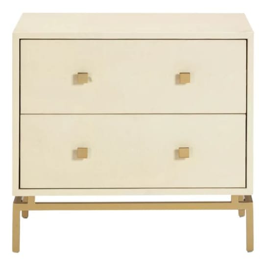 Echo Shagreen Nightstand Nightstands + Bedside Tables