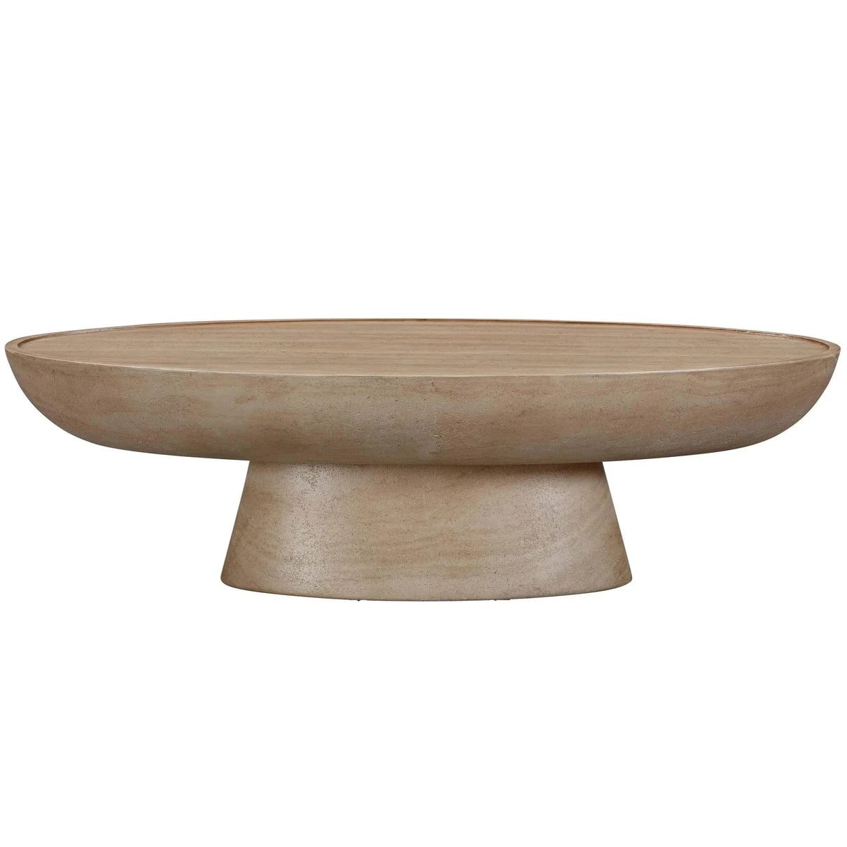 Eclipse Textured Indoor/Outdoor Coffee Table Outdoor Furniture TOV-O54275