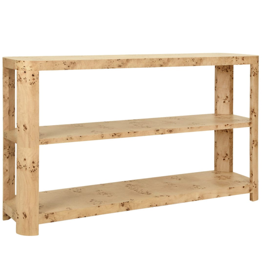 Emery Console Table Bookcases, Tall Cabinets + Shelving