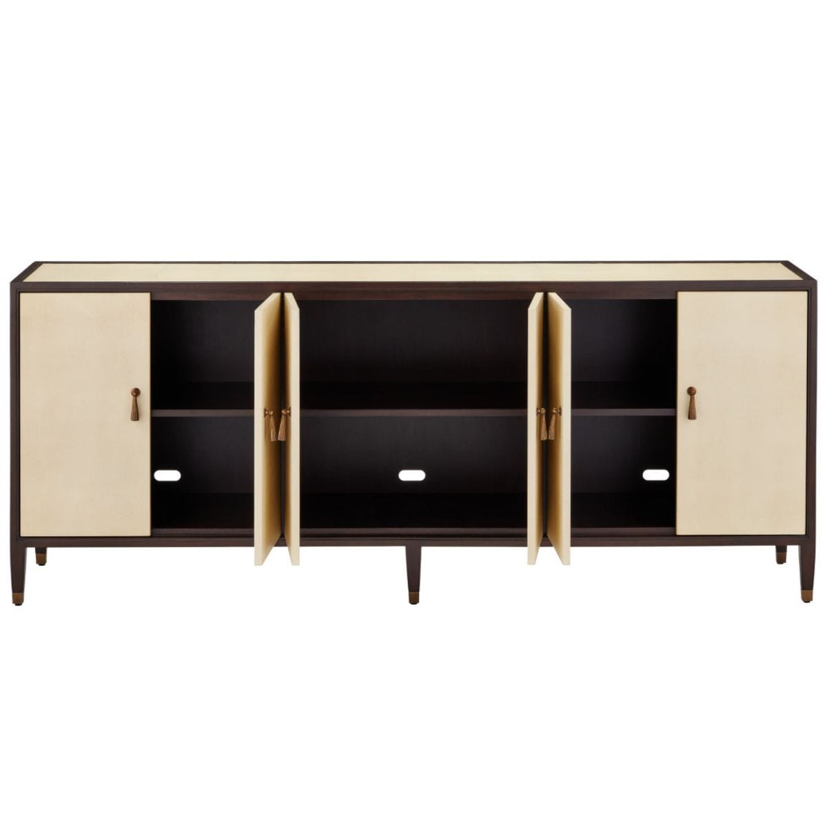 Evie Shagreen Credenza Sideboards + Cabinets