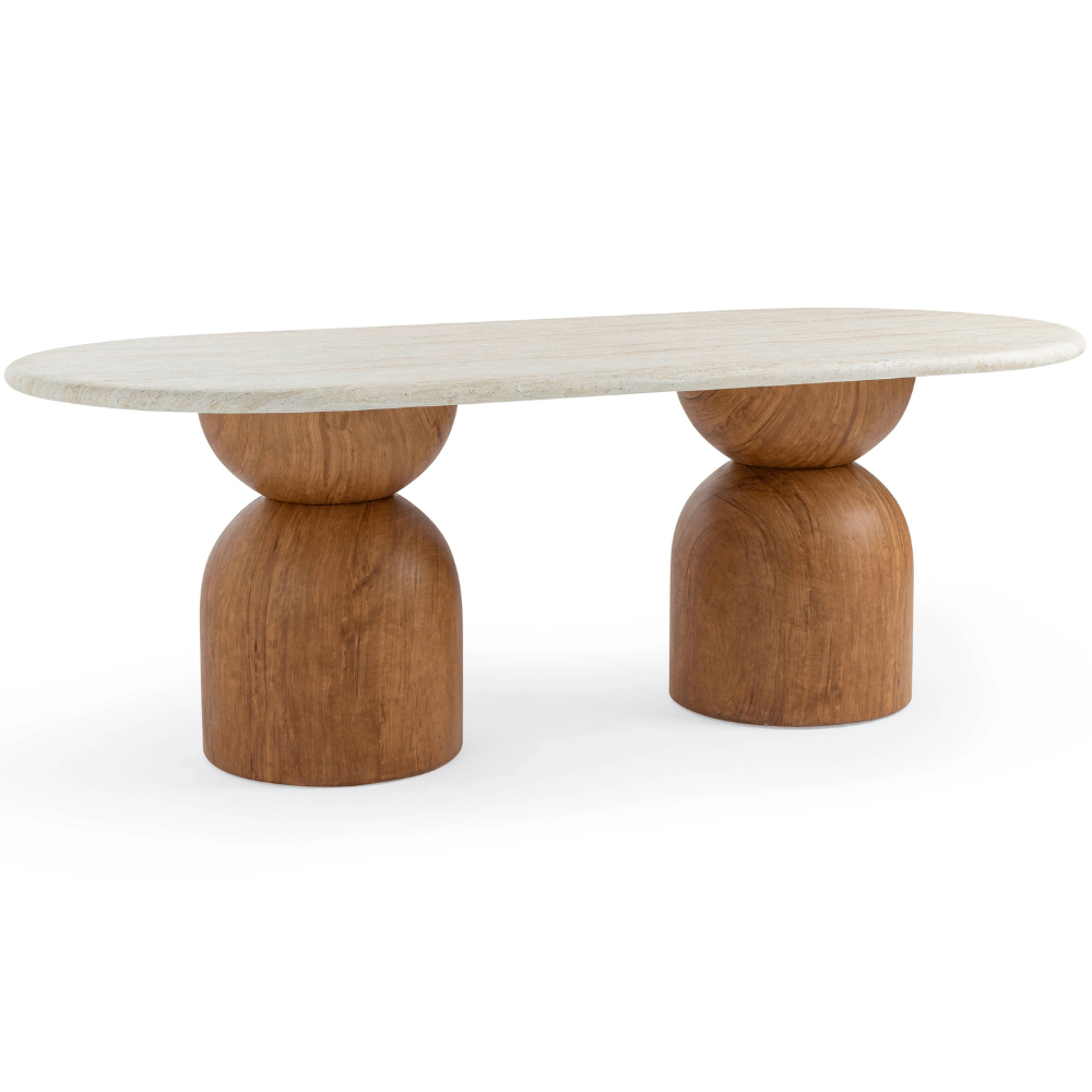 Faith Indoor/Outdoor Long Dining Table Outdoor Furniture TOV-D54510 793580642622