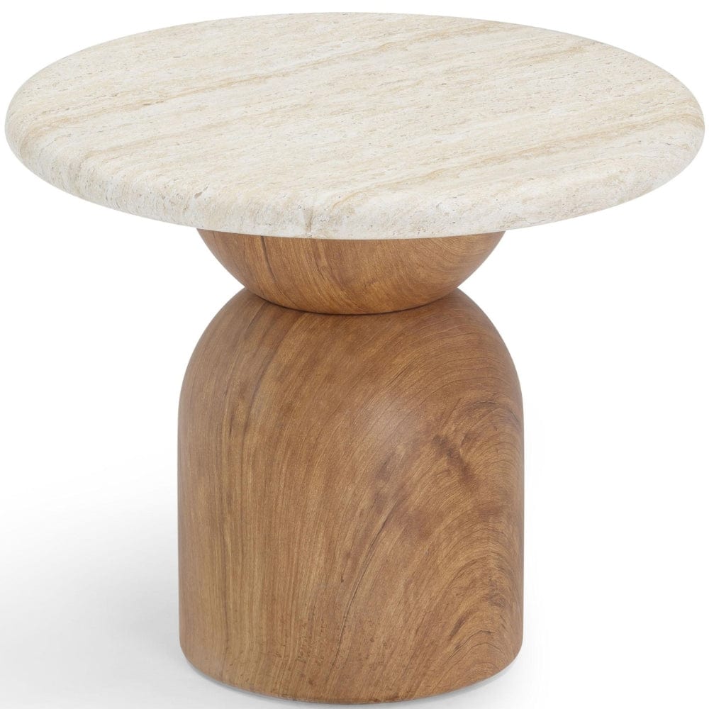 Faith Indoor/Outdoor Side Table Outdoor Furniture TOV-OC54483 793580641823