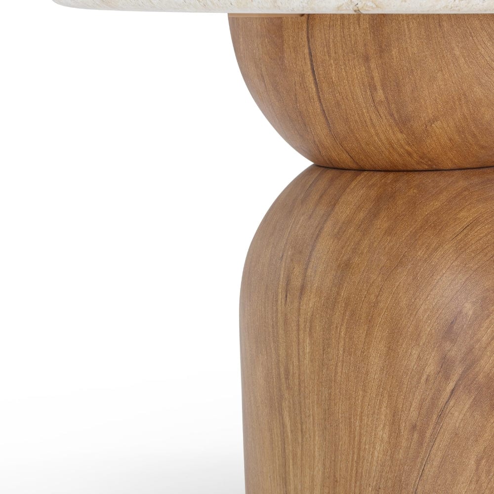 Faith Indoor/Outdoor Side Table Outdoor Furniture TOV-OC54483 793580641823