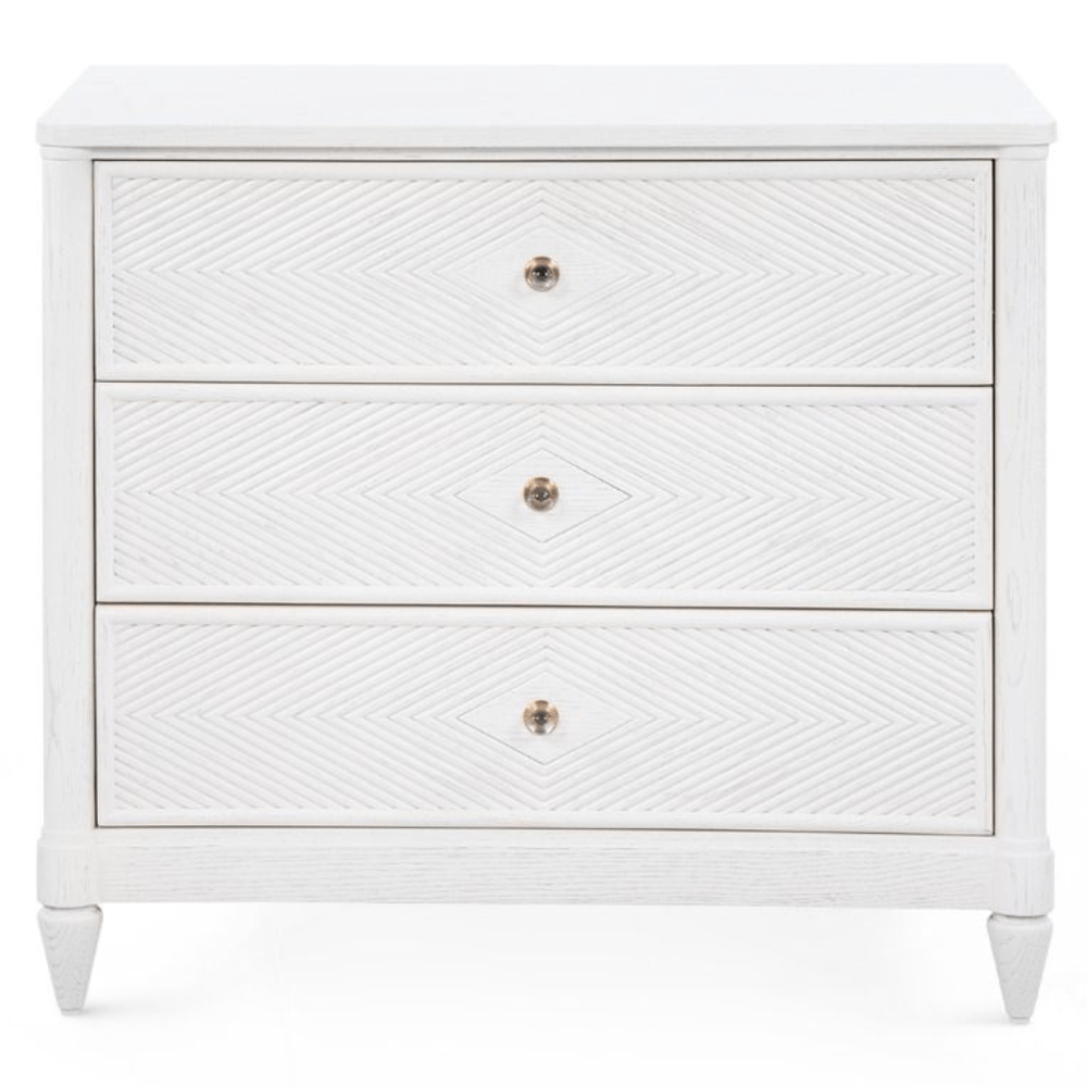 Felicity 3-Drawer End Table Nightstand FEL-130-950-884