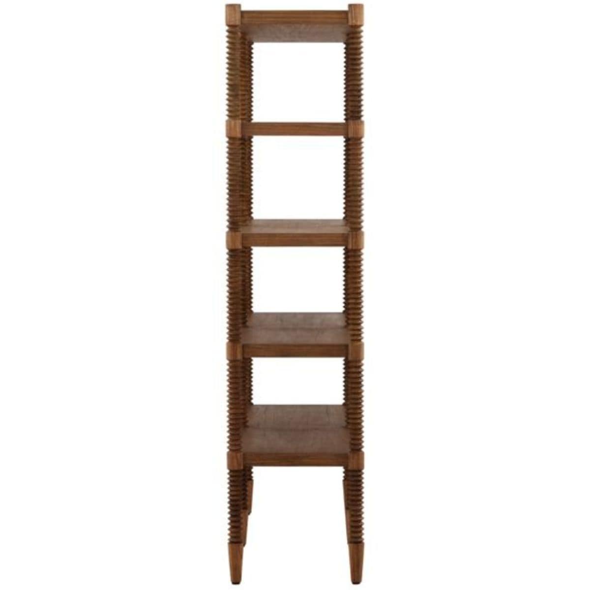 Fernandez Bookcase Bookcases, Tall Cabinets + Shelving DOV11732-BRWN