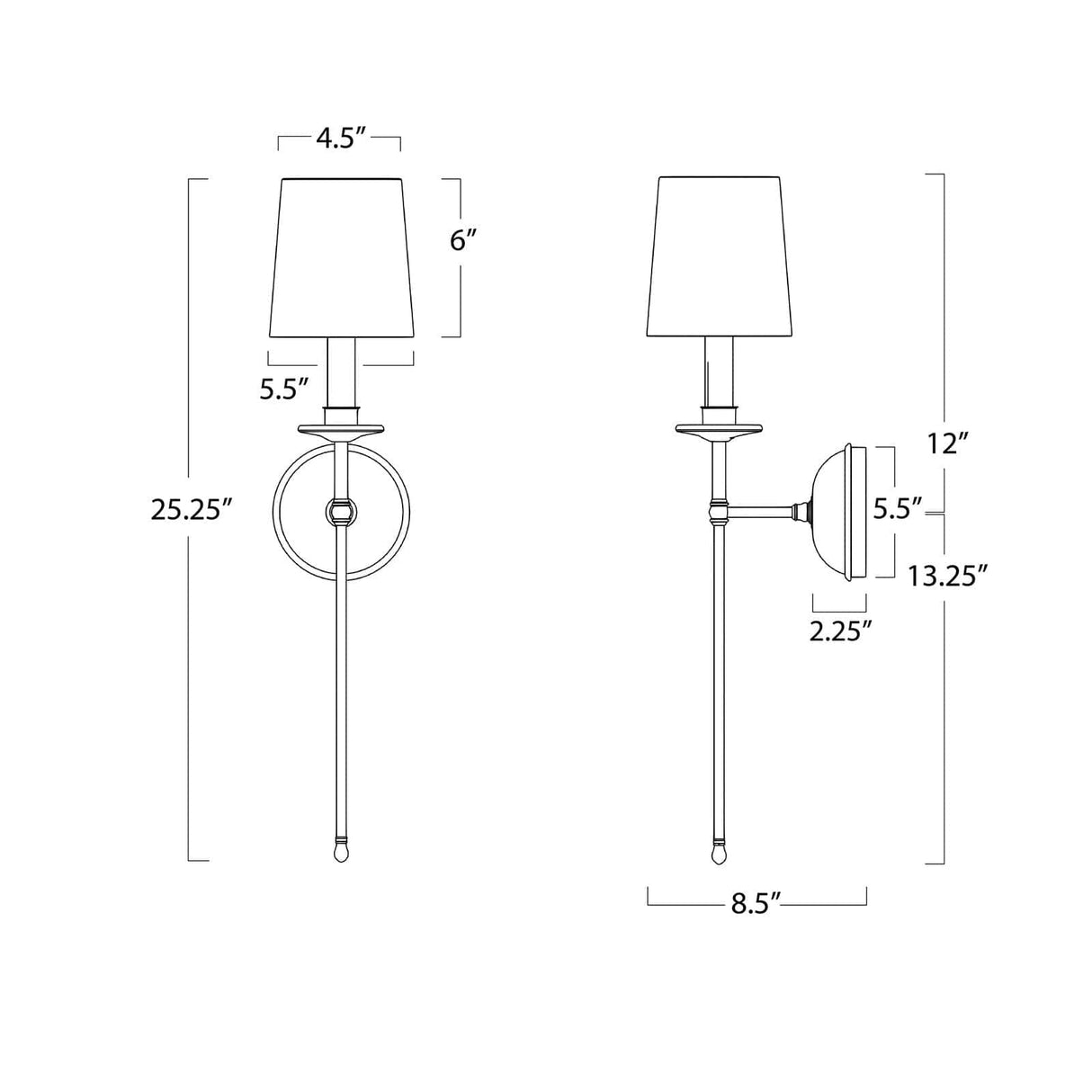 Fisher Sconce Wall Lighting 15-1165 844717032783