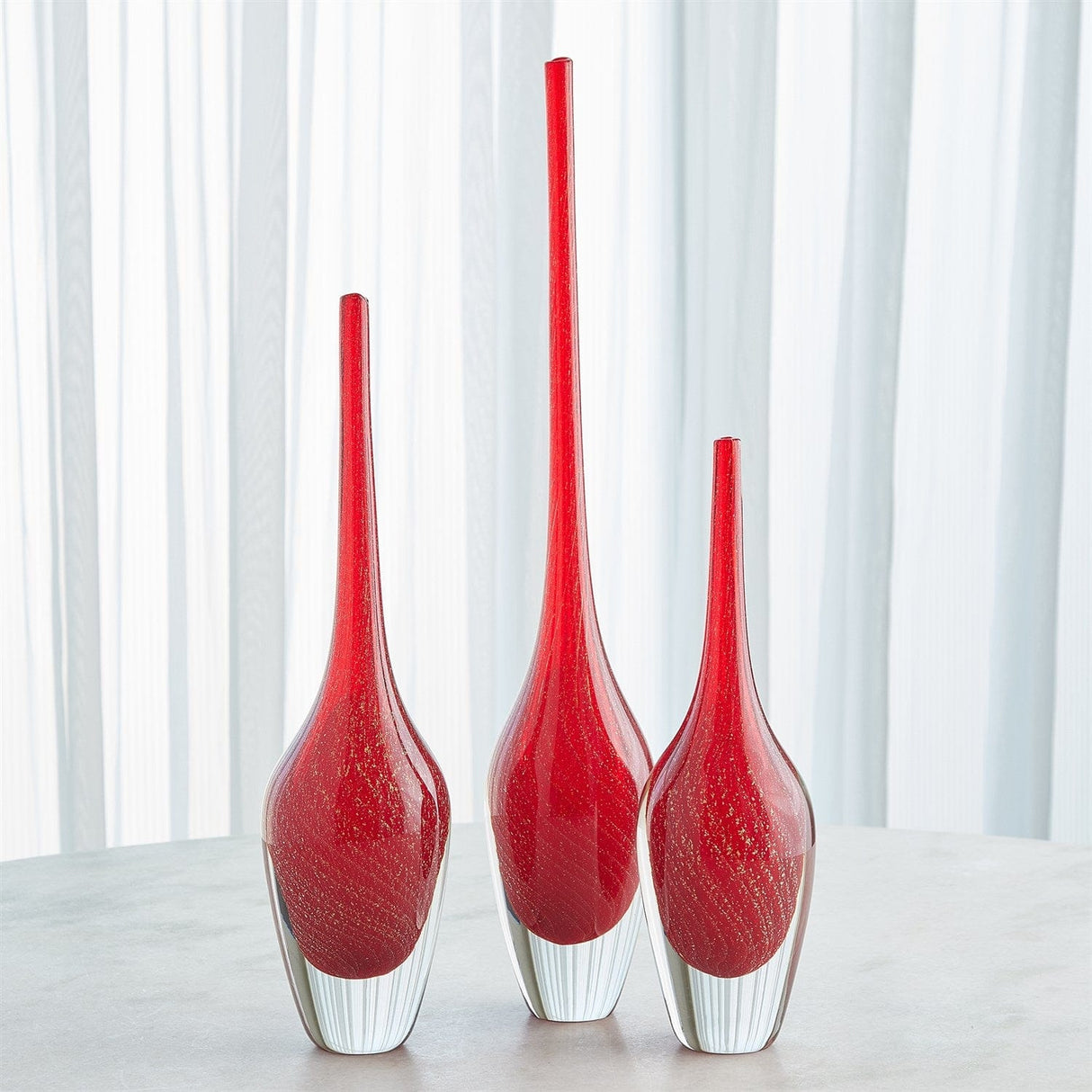 Flecked Spire Bottles Decorative Object