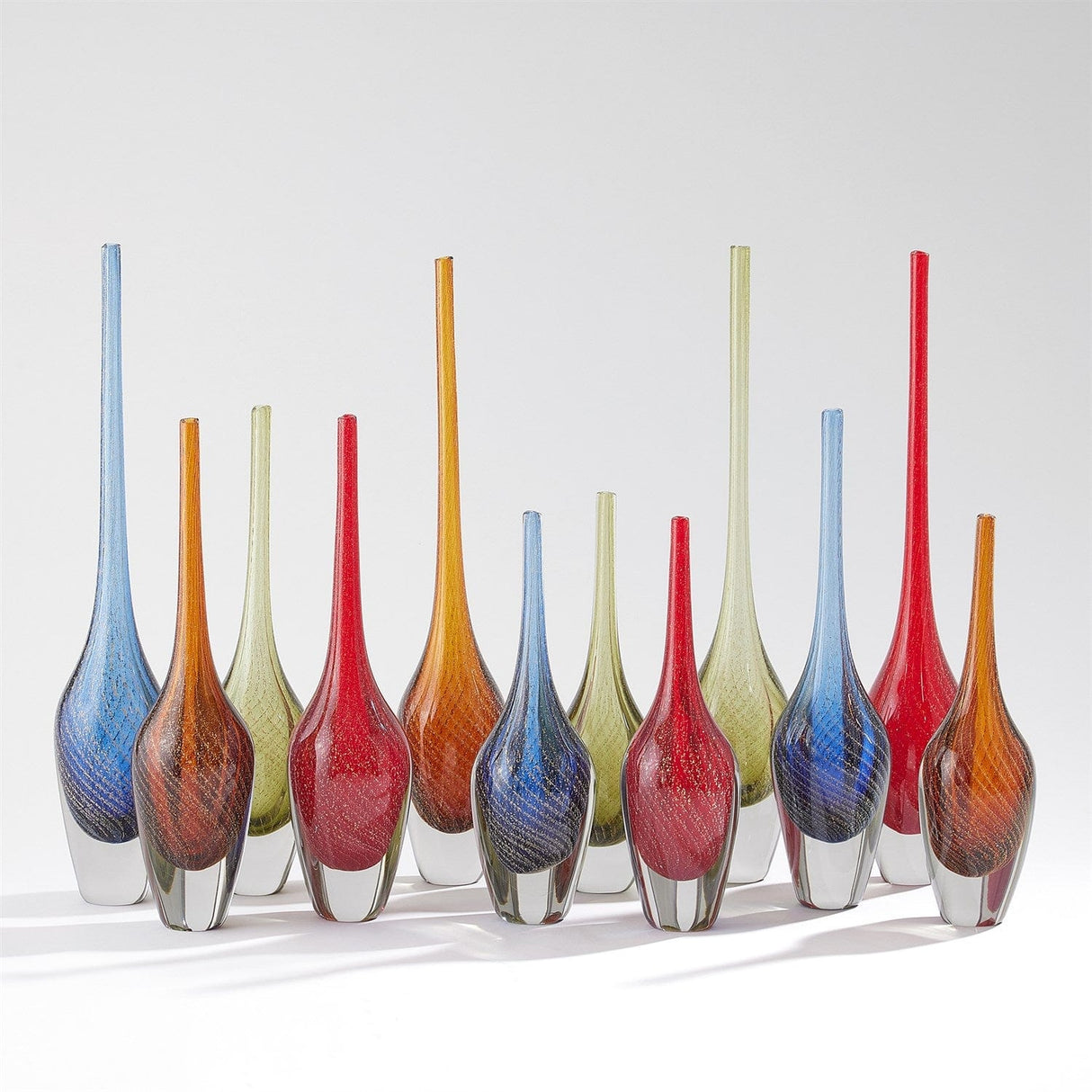 Flecked Spire Bottles Decorative Object