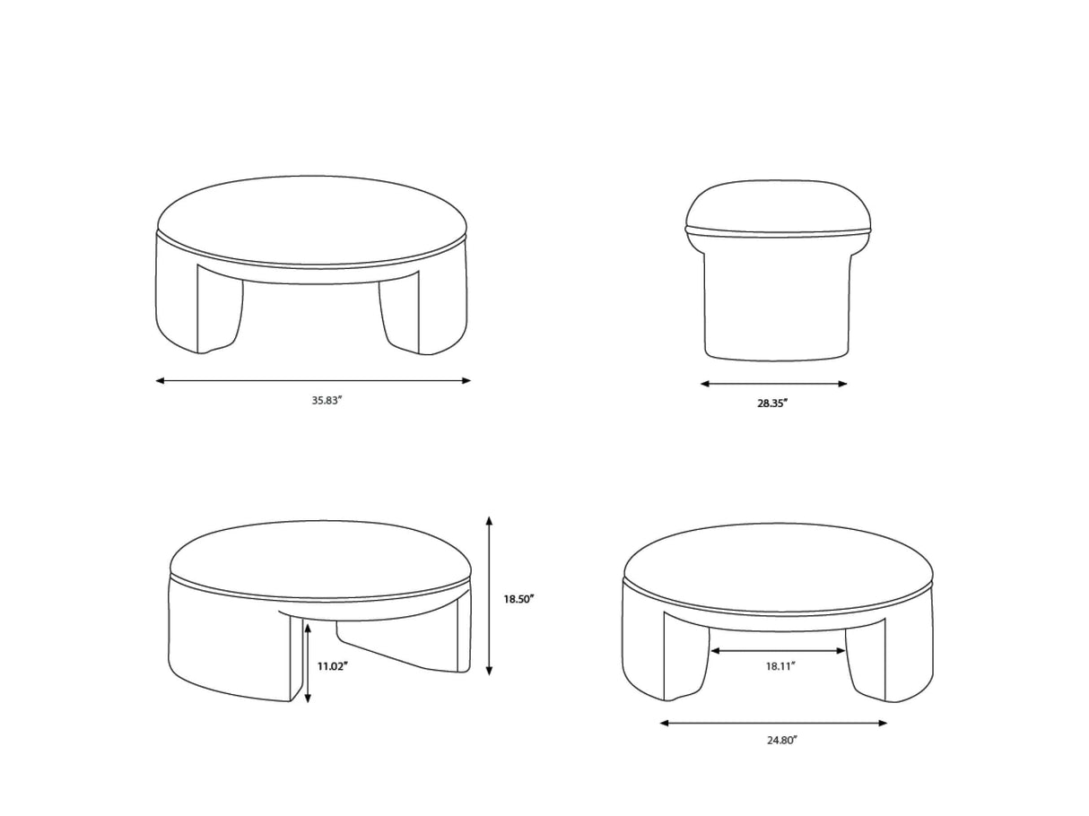 Floyd Ottoman Ottoman FYD002-173917 889292875974