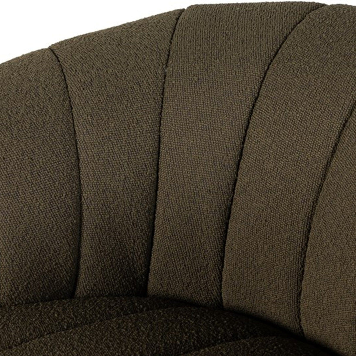 Four Hands Elliana Swivel Chair Curved Upholstered Dining Chair