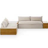 Four Hands Grant 2 Pc Sectional with Coffee & End Tables Sectional