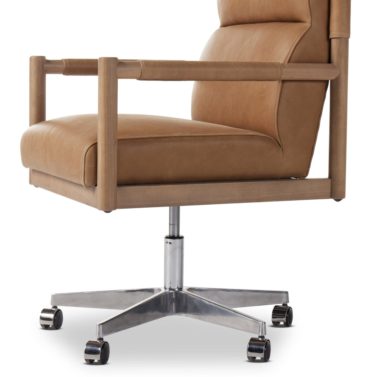 Four Hands Kiano Desk Chair Leather Desk Chair