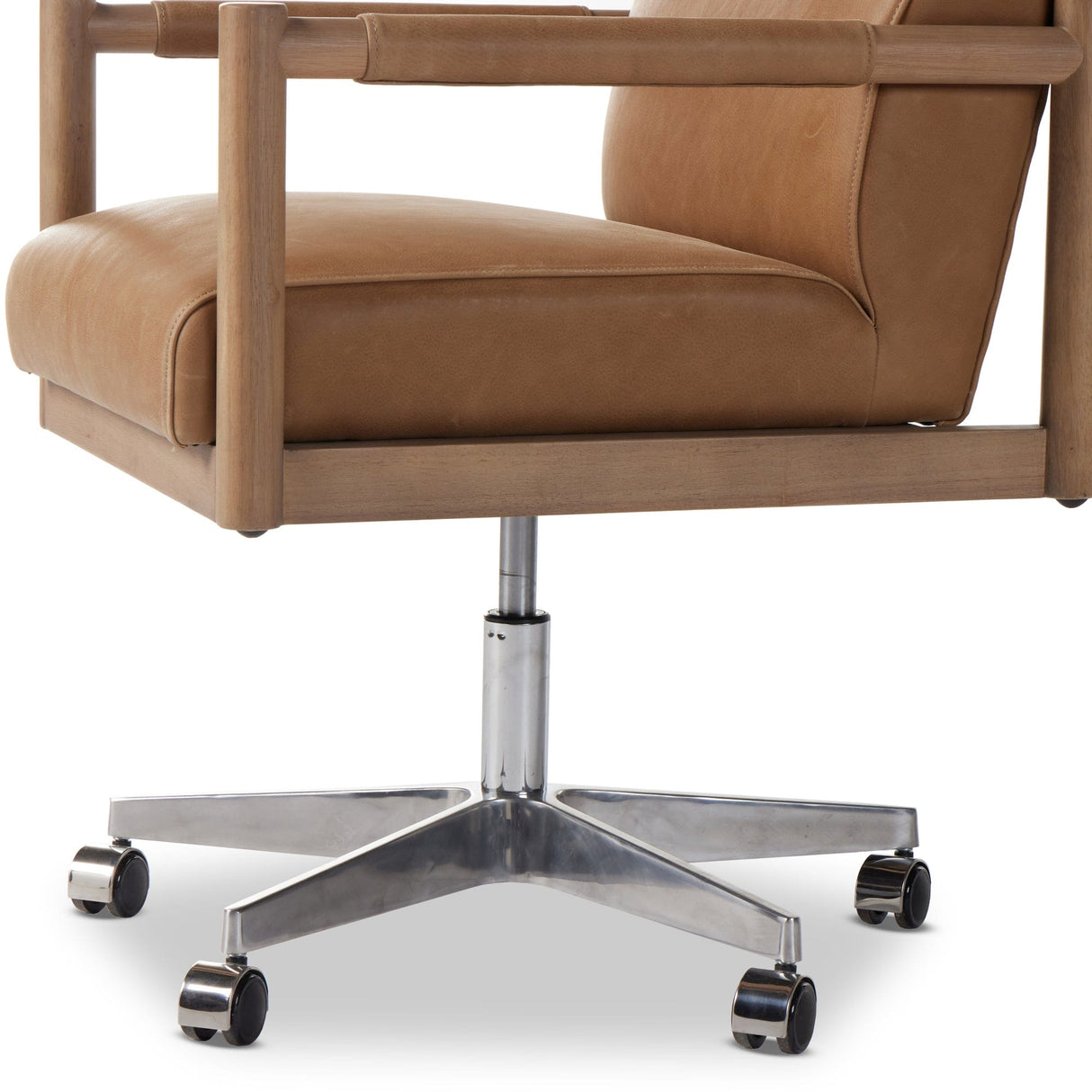 Four Hands Kiano Desk Chair Leather Desk Chair