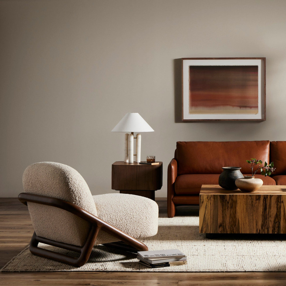 Four Hands Medici Table Lamp End Table