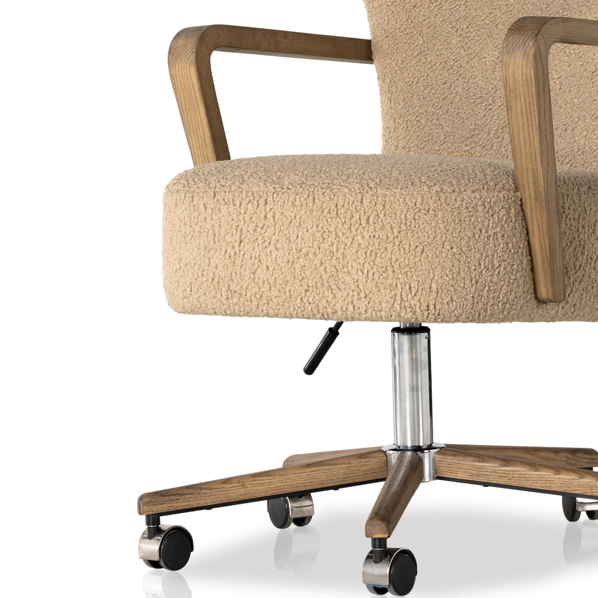 Four Hands Melrose Desk Chair Upholstered Swivel Chair