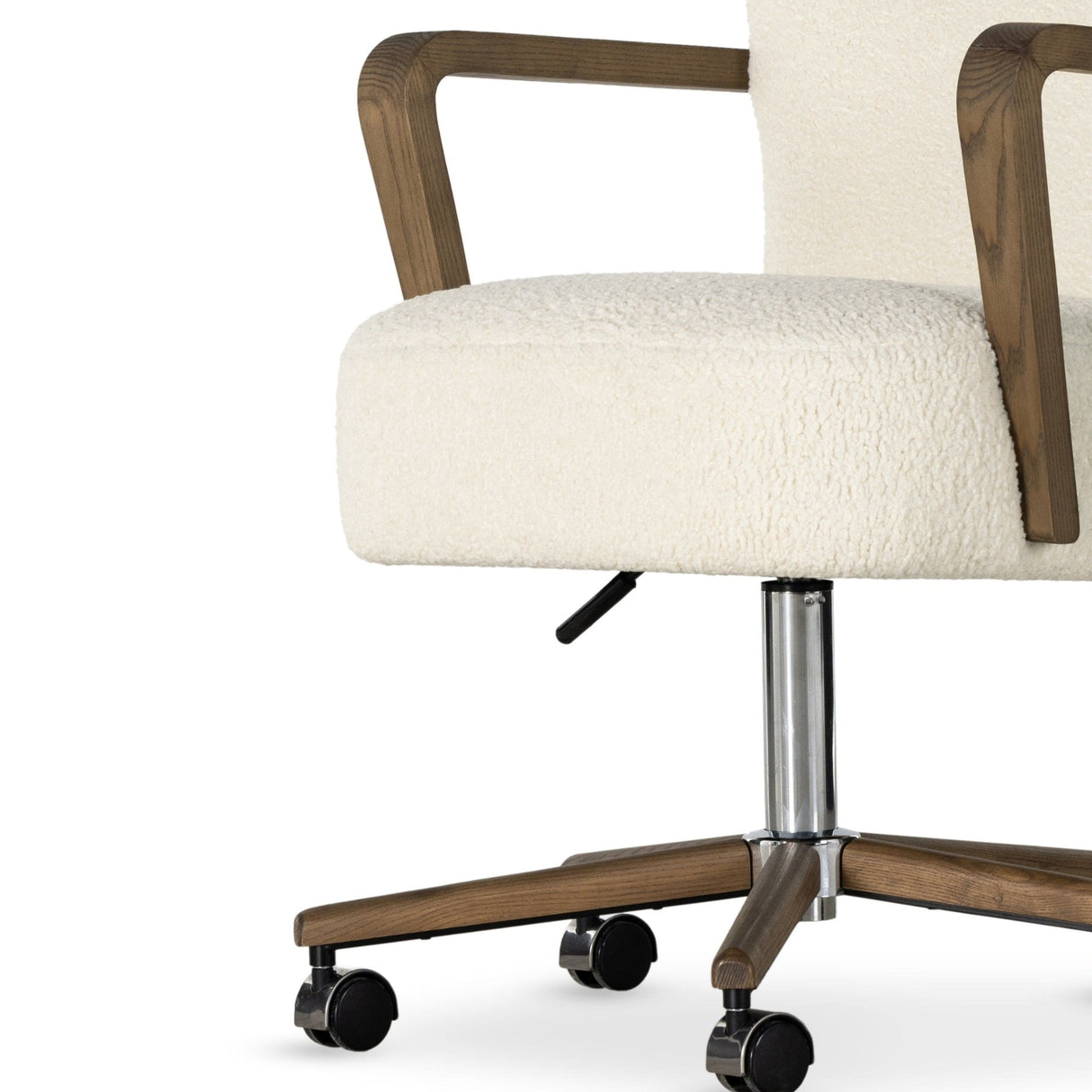 Four Hands Melrose Desk Chair Upholstered Swivel Chair