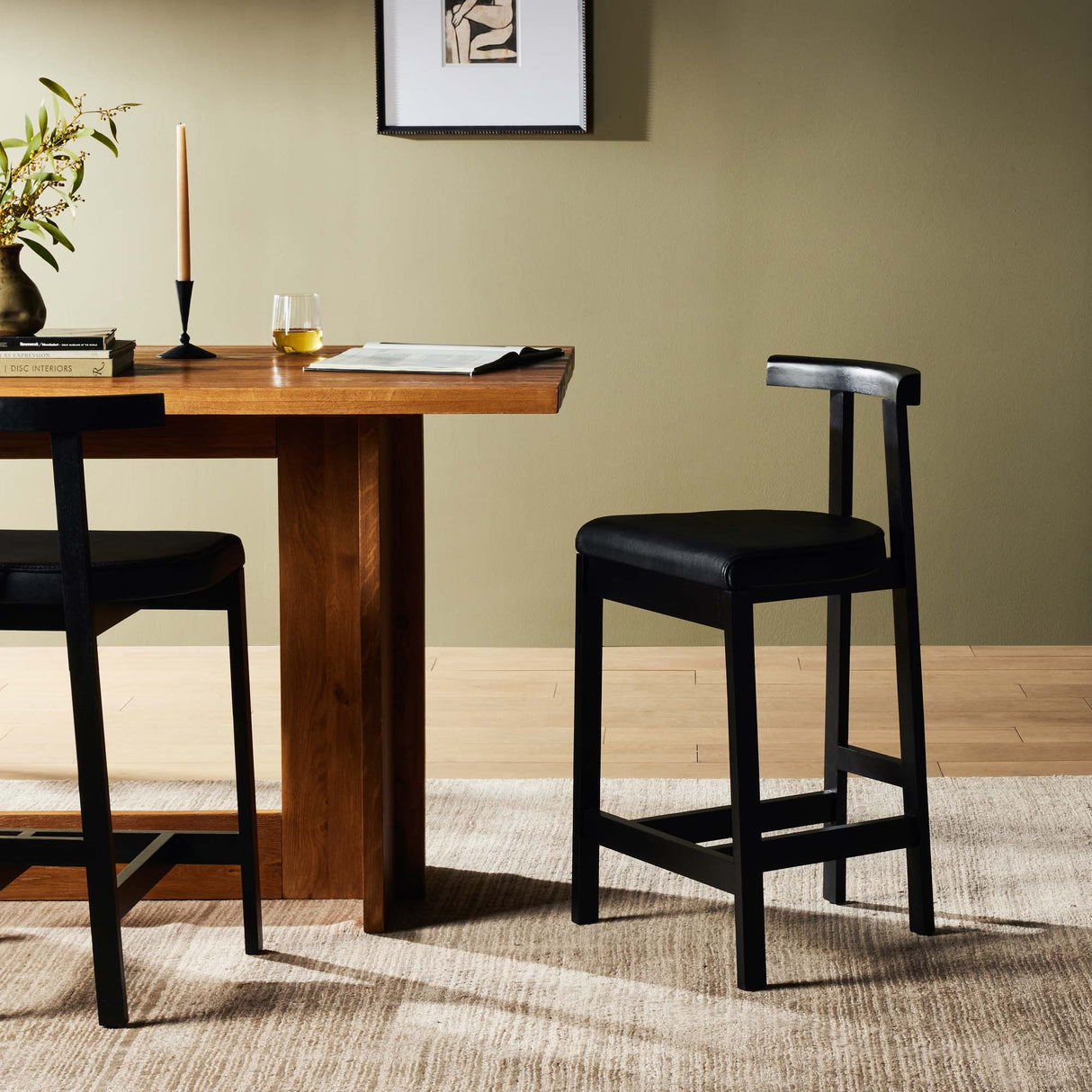 Four Hands Tex Bar & Counter Stool Uoholstered Bar & Counter Stools