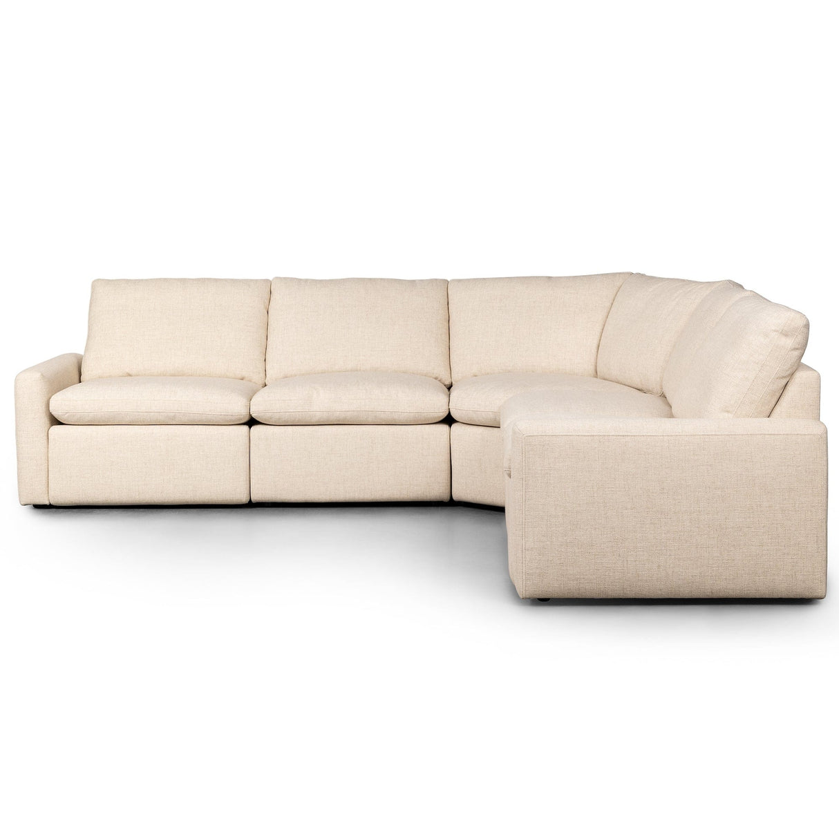 Four Hands Tillery Power Recliner 5-Piece Sectional Sectional