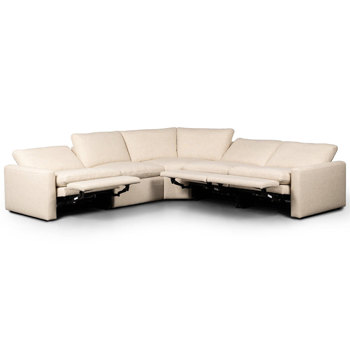 Four Hands Tillery Power Recliner 5-Piece Sectional Sectional