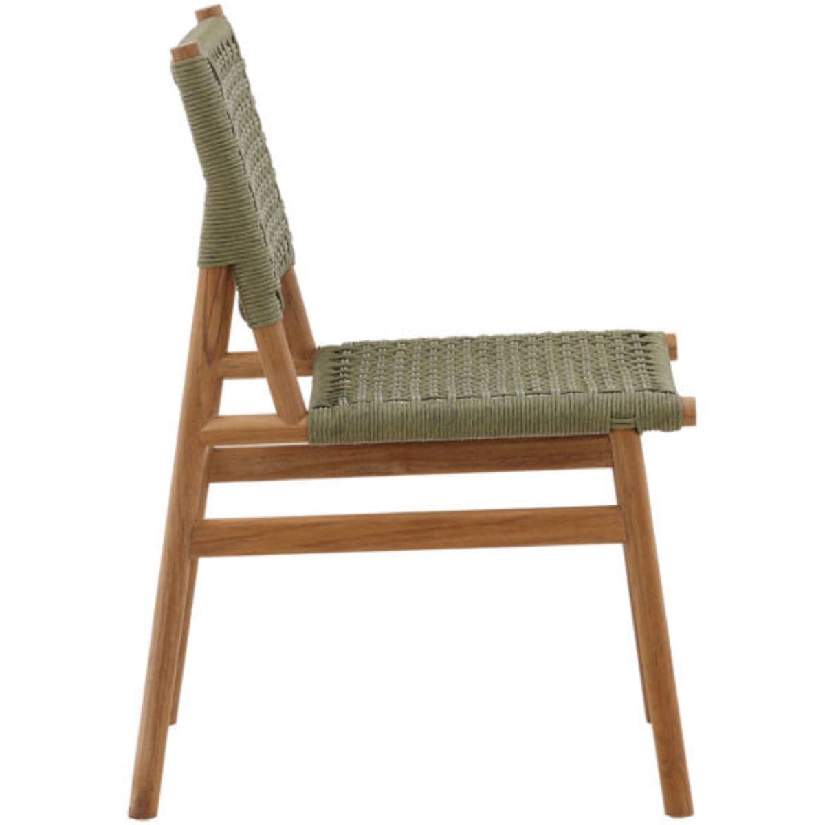 Francisca Outdoor Dining Chair (Set of 2) Outdoor Dining Chairs + Benches DOV18809-GREN