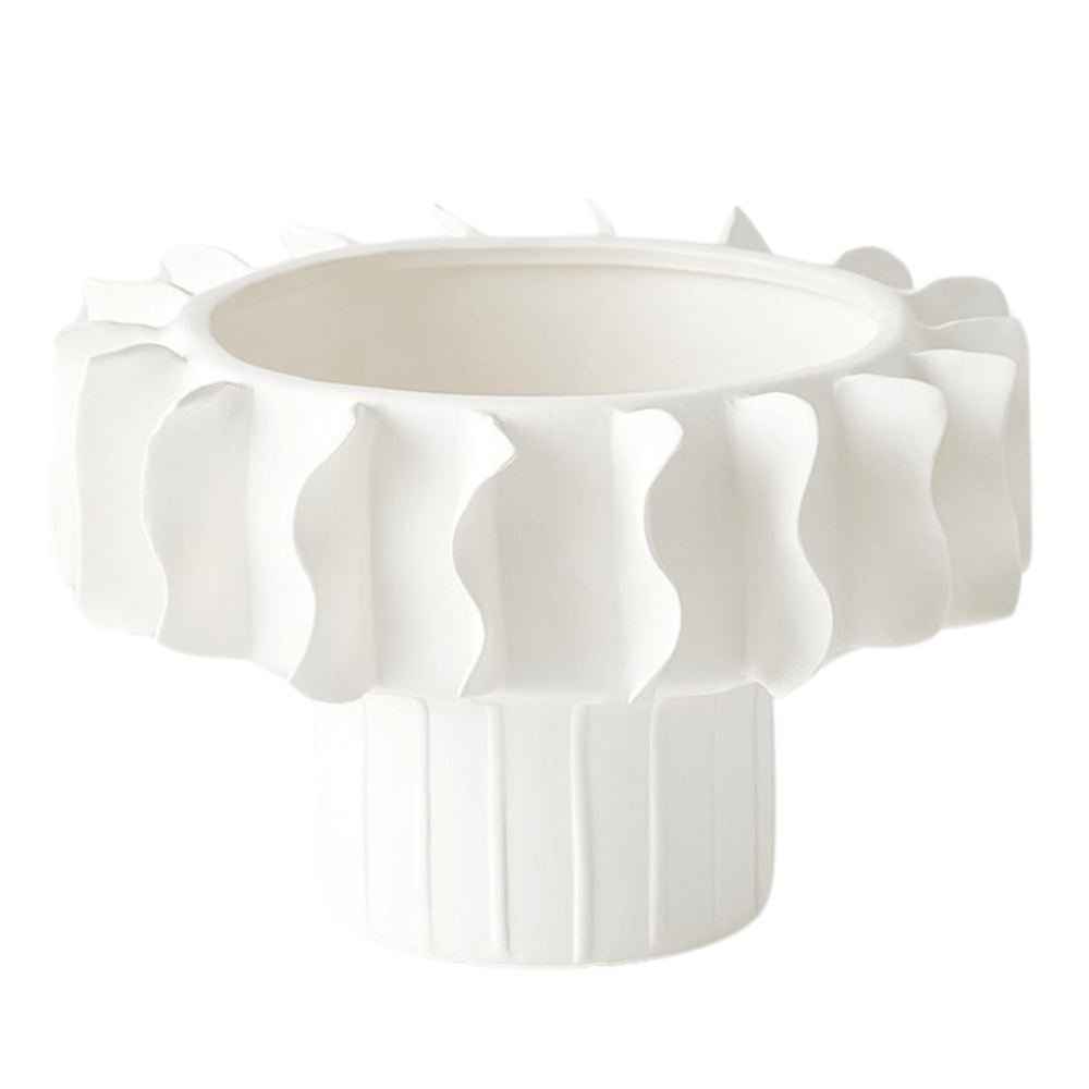 Frilled Bowl Decorative Object 8.83129