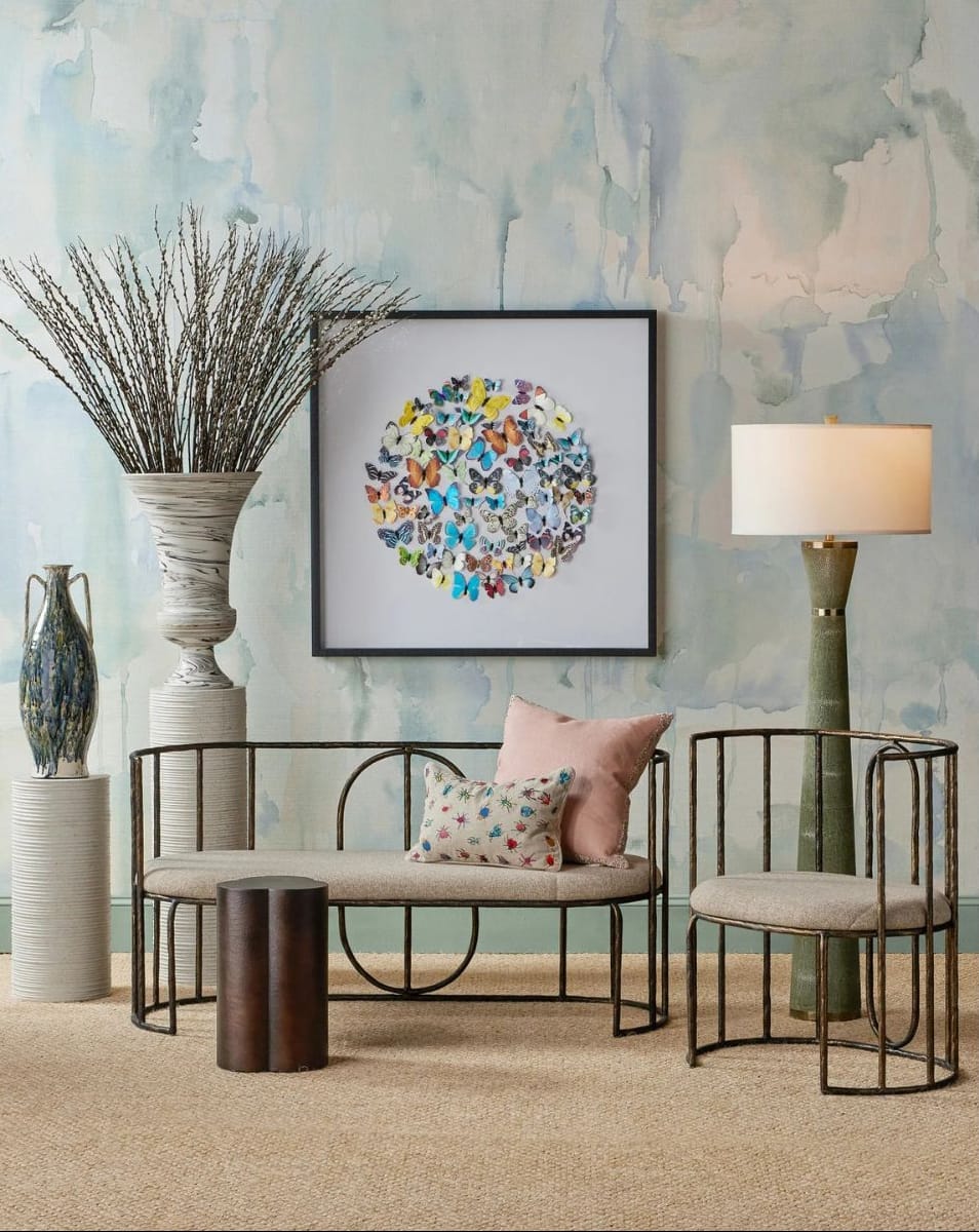 Galuchat Hourglass Floor Lamp Floor Lamps