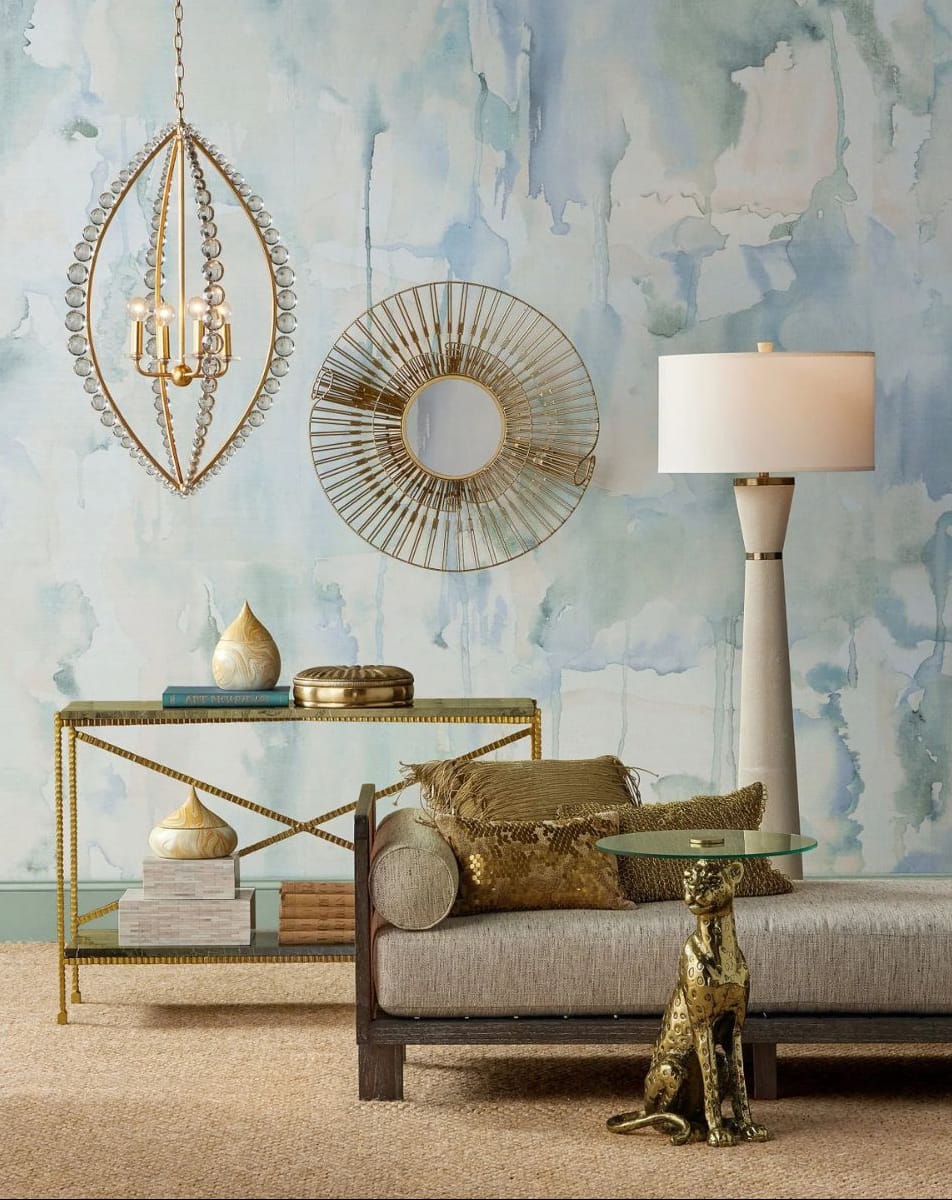 Galuchat Hourglass Floor Lamp Floor Lamps