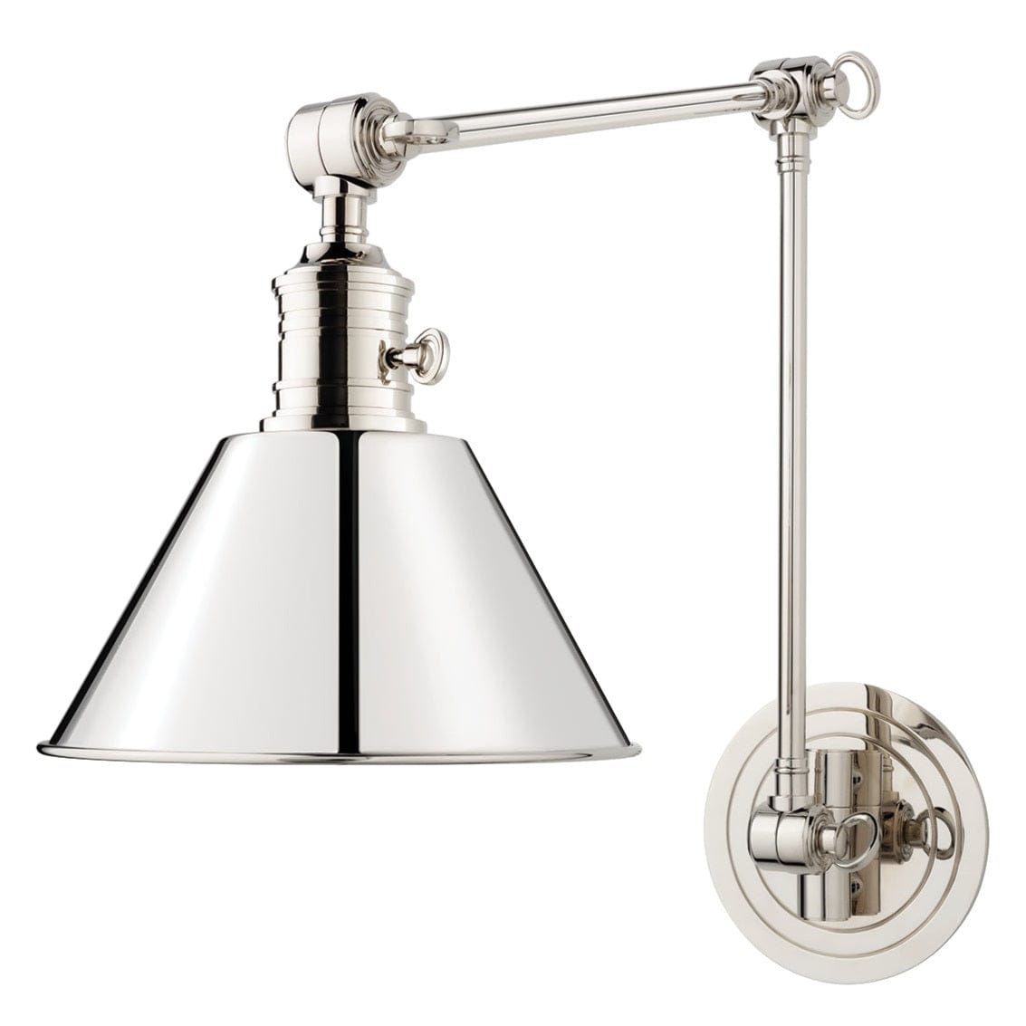 Garden City Adjustable Wall Sconce Wall Lighting 8323-PN 806134105945