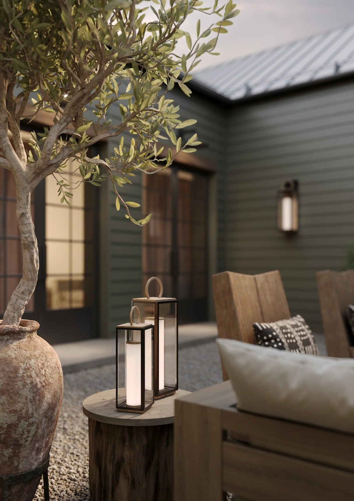 Gareth Outdoor Rechargeable Table Lamp Outdoor Lighting