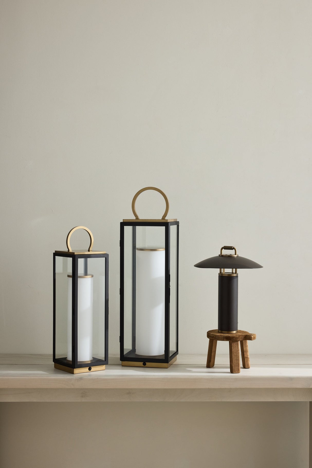 Gareth Outdoor Rechargeable Table Lamp Table + Desk Lamps