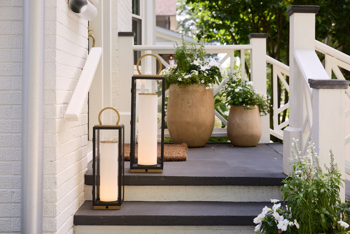 Gareth Outdoor Rechargeable Table Lamp Table + Desk Lamps