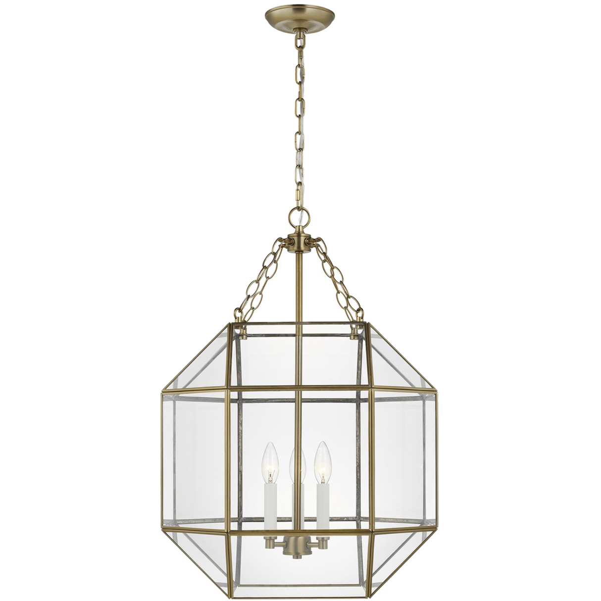 Generation Lighting Three Light Lantern Chandeliers generation-lighting-5279403-848 785652094163