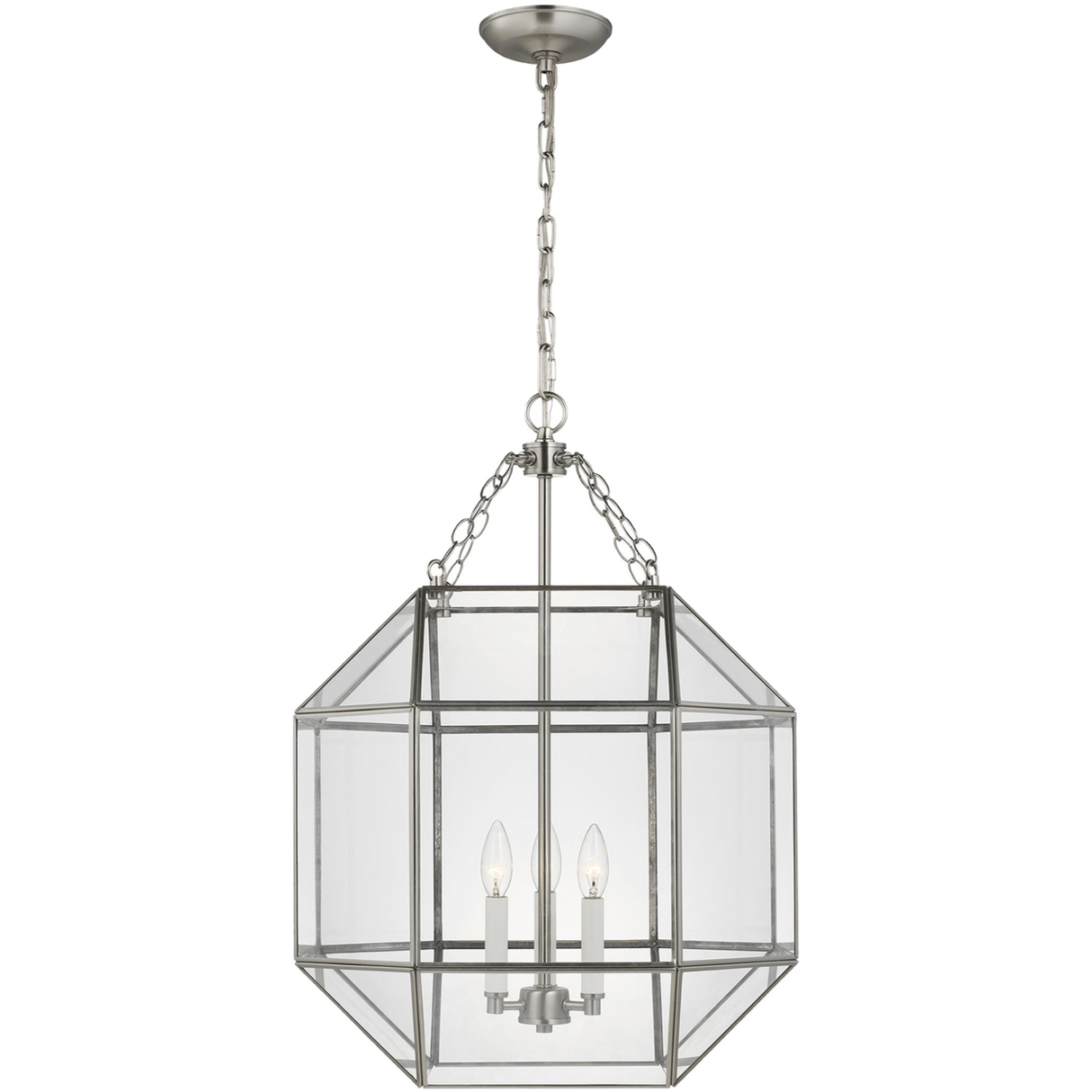 Generation Lighting Three Light Lantern Chandeliers generation-lighting-5279403-962 785652094187