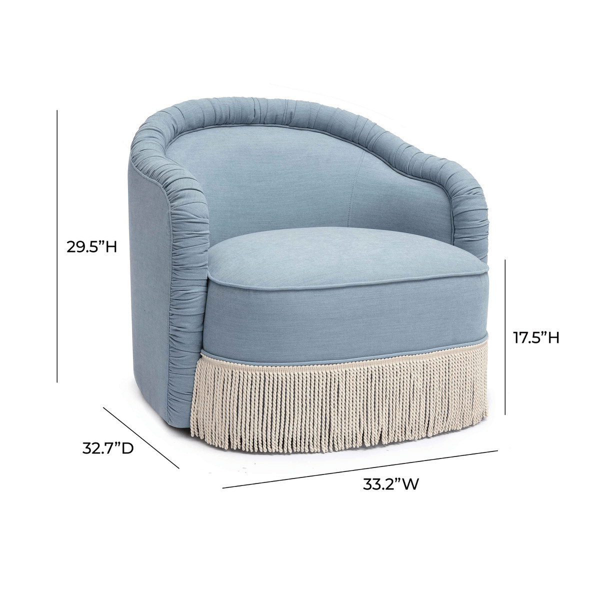 Georgia Tassel Lounge Chair Chair