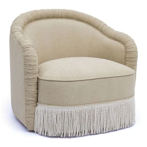 Georgia Tassel Lounge Chair Occasional + Accent Chairs TOV-S69394 793580650566