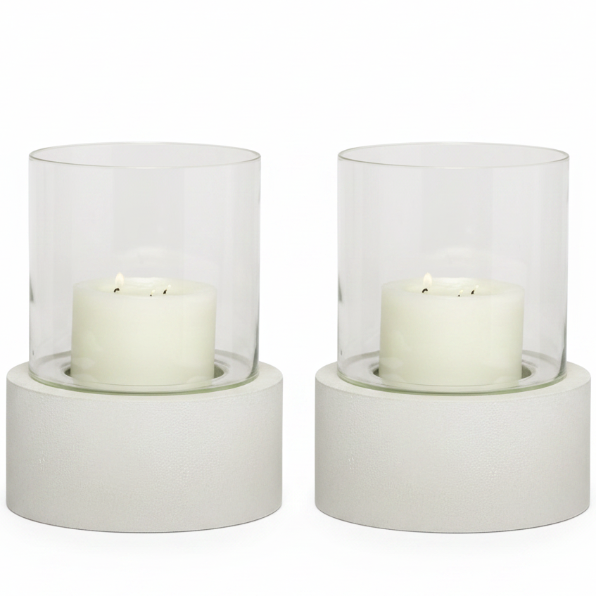 Girona Hurricane (Set of 2) Candle Holders 06GIRO-BN-LGHC