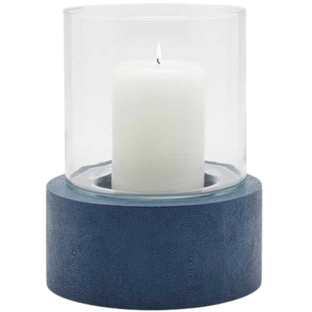 Girona Hurricane (Set of 2) Candle Holders 06GIRO-NVY-LGHC