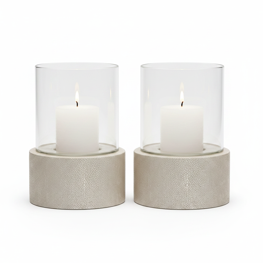 Girona Hurricane (Set of 2) Candle Holders 06GIRO-SD-SMHC