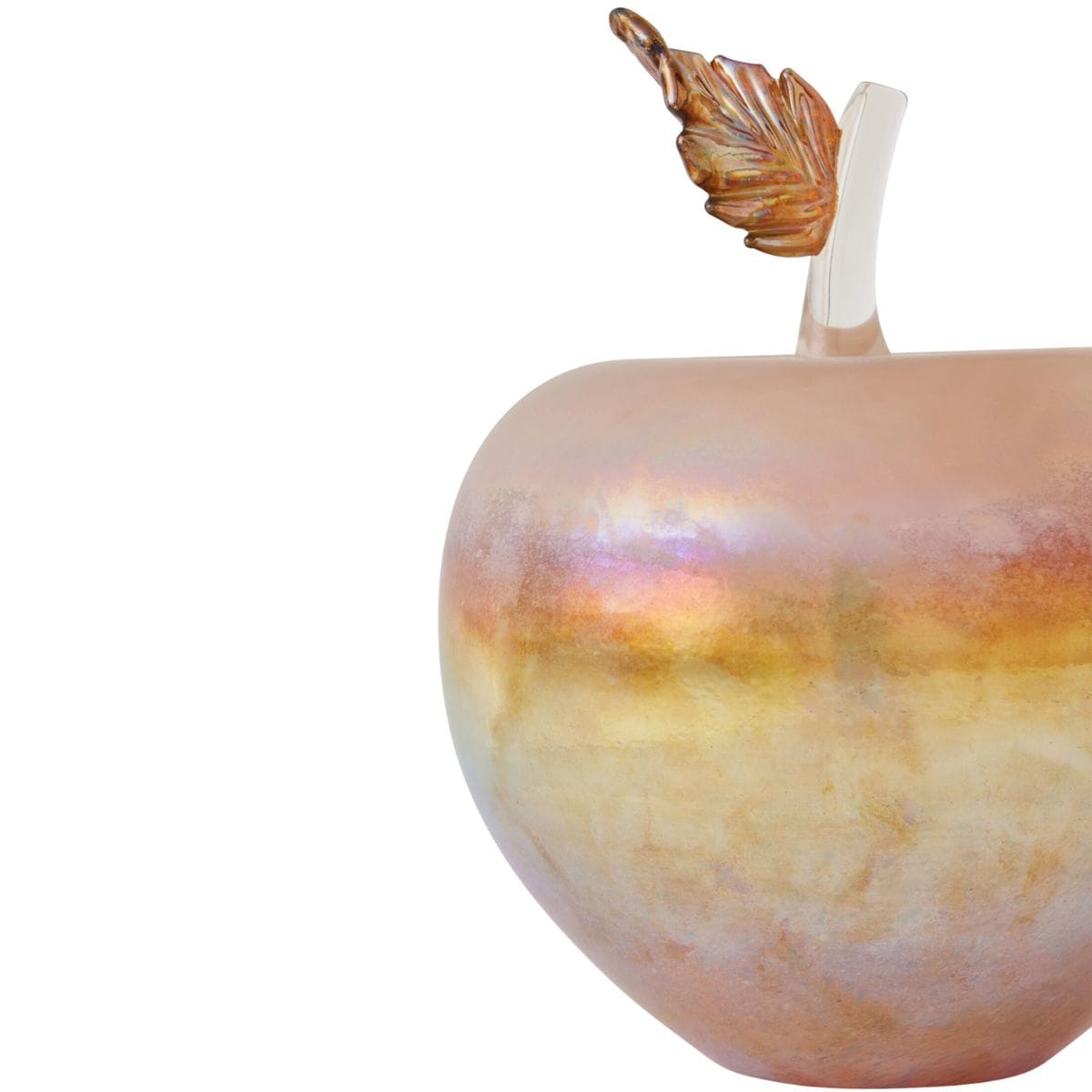 Glass Apple Decorative Objects