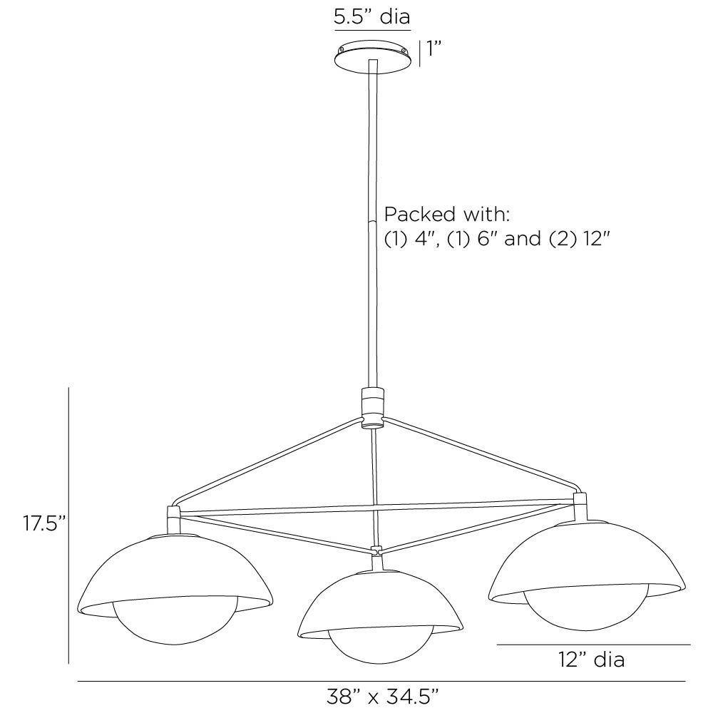 Glaze Chandelier Pendant Lighting