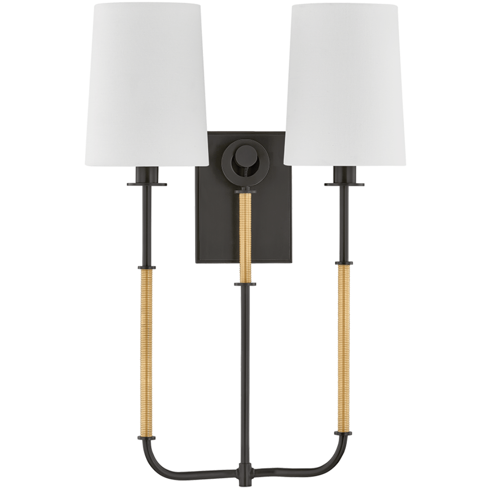 Glenmont Double Wall Sconce Wall Sconces 2072-AGB/DB 806134982850