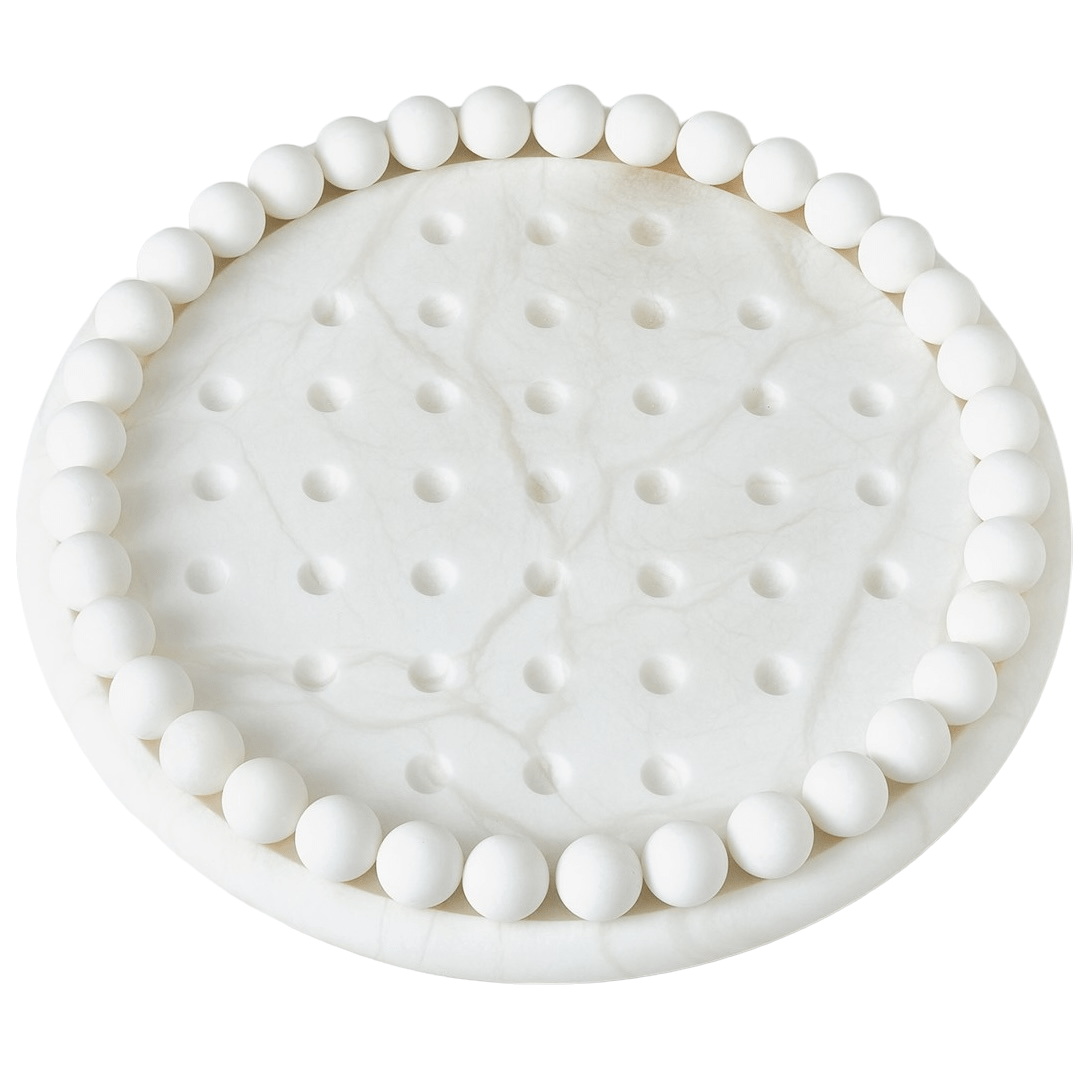 Global Views Alabaster Solitaire Game Set Alabaster Game global-views-3.31760