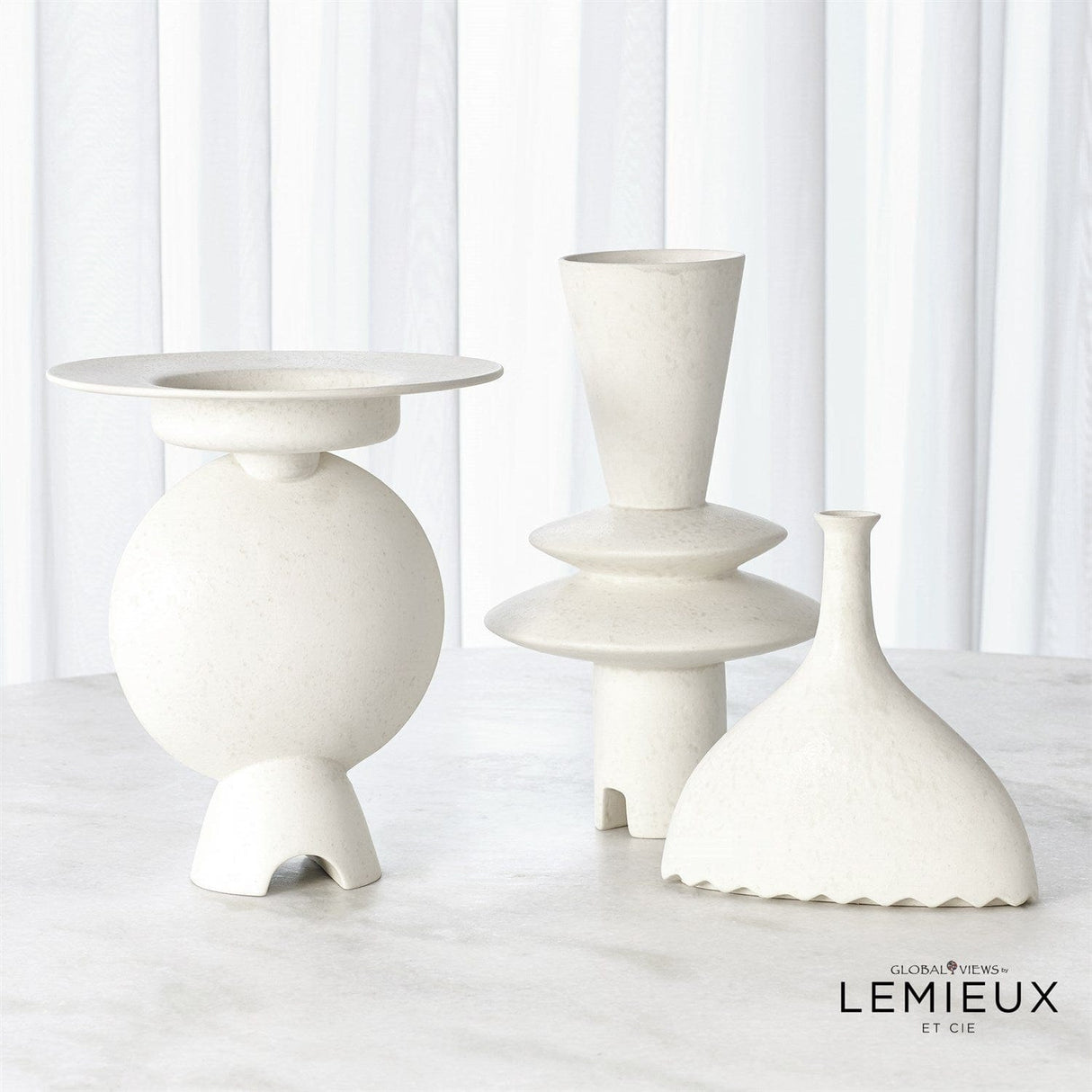 Global Views Camille Geometric Vase Vases