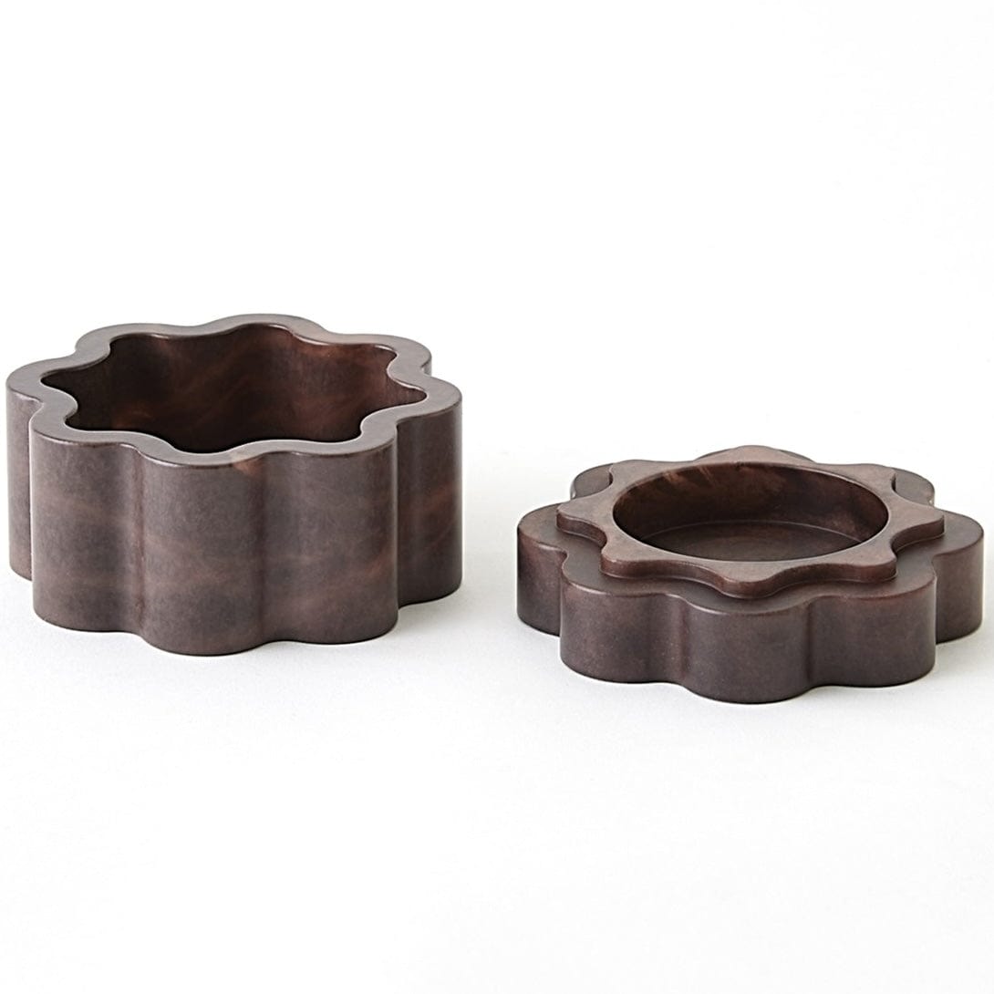 Global Views Cumulus Alabaster Boxes Boxes