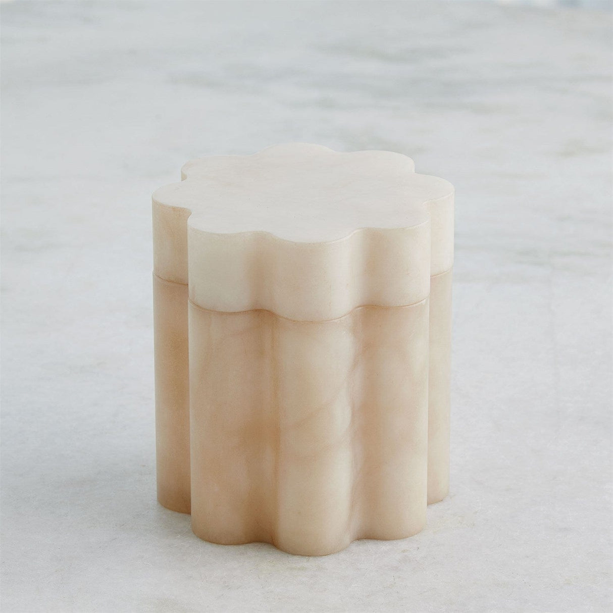 Global Views Cumulus Alabaster Boxes Boxes